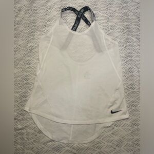 White Nike Just Do It Tank (XS)